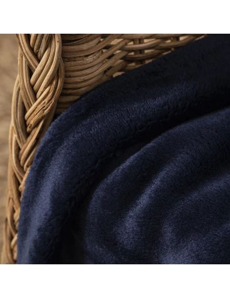 Manta terciopelo lisa