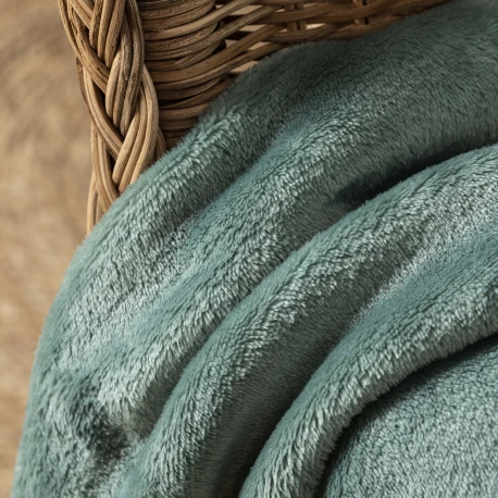 Manta terciopelo lisa