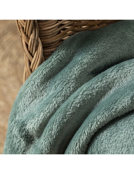 Manta terciopelo lisa