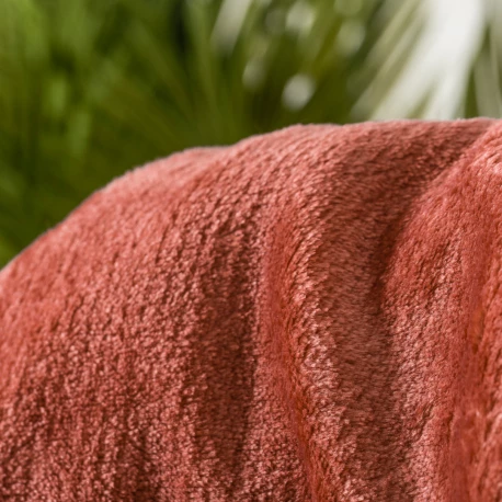 Manta terciopelo lisa