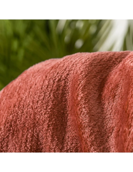 Manta terciopelo lisa