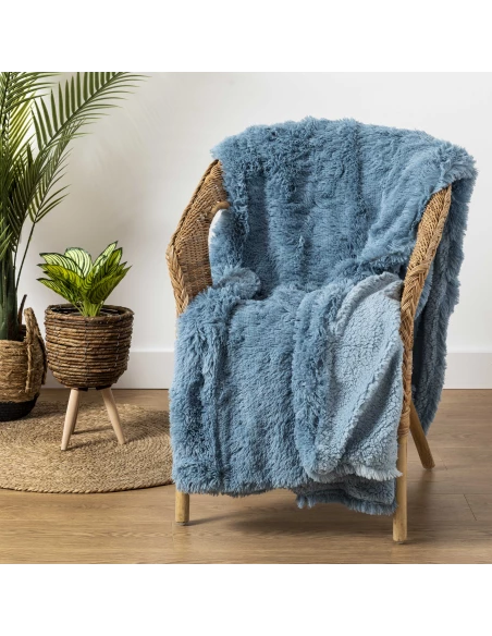 Manta pelo sherpa lisa Manta pelo sherpa lisa