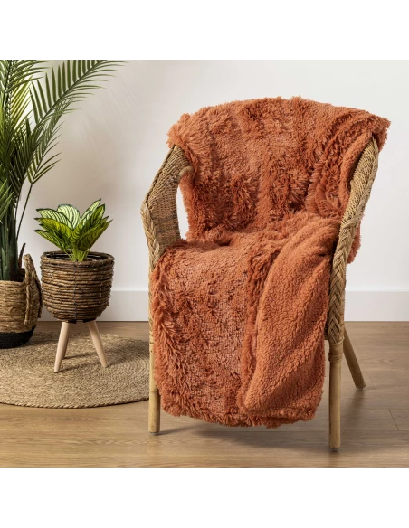 Manta pelo sherpa lisa Manta pelo sherpa lisa