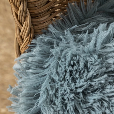 Manta pelo sherpa lisa