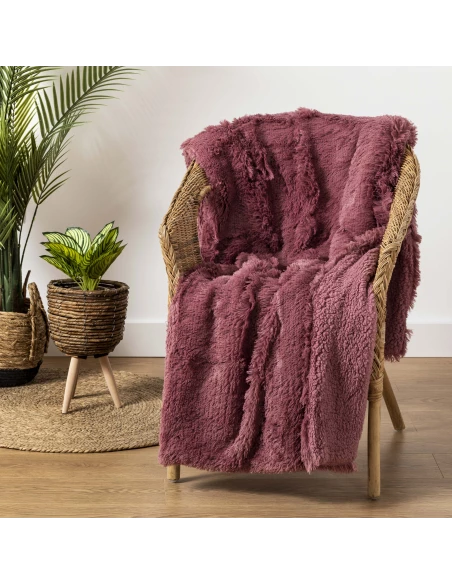 Manta pelo sherpa lisa Manta pelo sherpa lisa