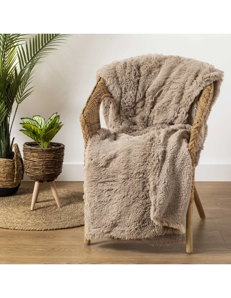 Manta pelo sherpa lisa Manta pelo sherpa lisa