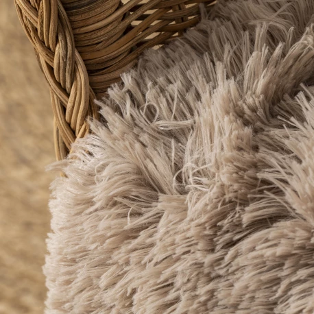 Manta pelo sherpa lisa