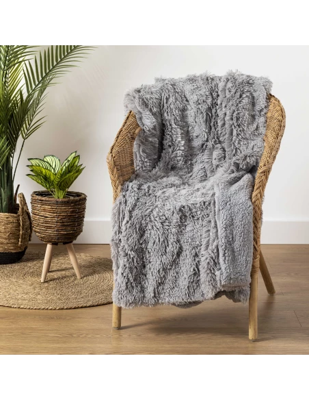 Manta pelo sherpa lisa Manta pelo sherpa lisa