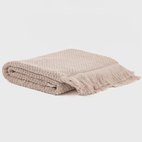 Alfombrin flecos rizo nido liso 870gr