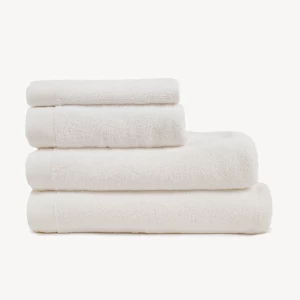 Toalla de Baño 400gr Doble Rizo blanco