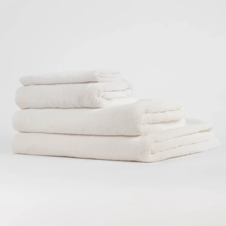 Toalla de Baño 400gr Doble Rizo blanco