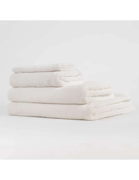 Toalla de Baño 400gr Doble Rizo blanco