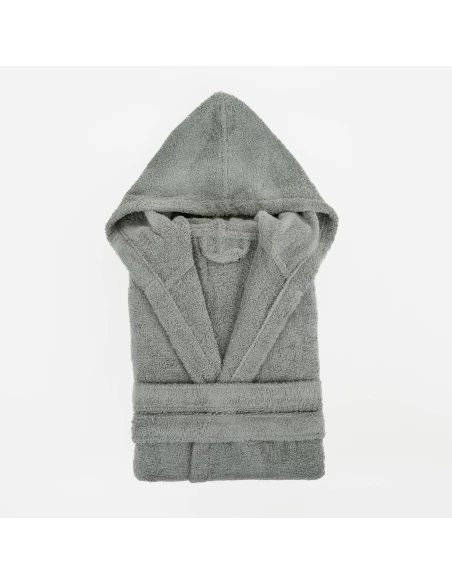 Albornoz capucha verde seco 450gr Unisex Albornoz capucha verde seco 450gr Unisex