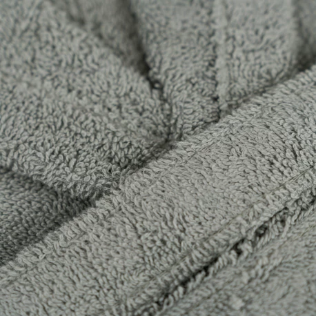 Albornoz capucha verde seco 450gr Unisex