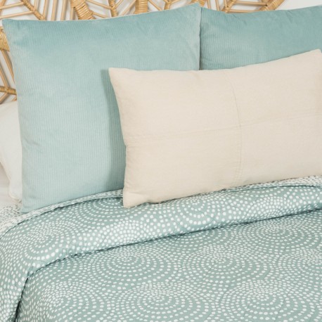 Colcha bouti Katy verde francés