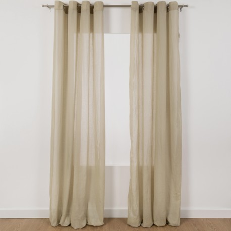 Cortina visillo algodón