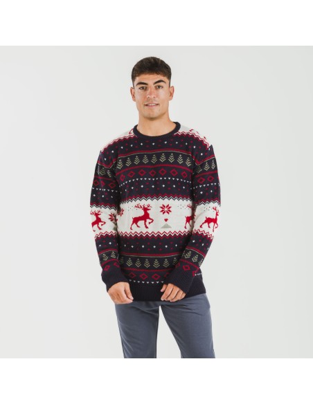 Jersey hombre Kiriko azul marino Jersey hombre Kiriko azul marino