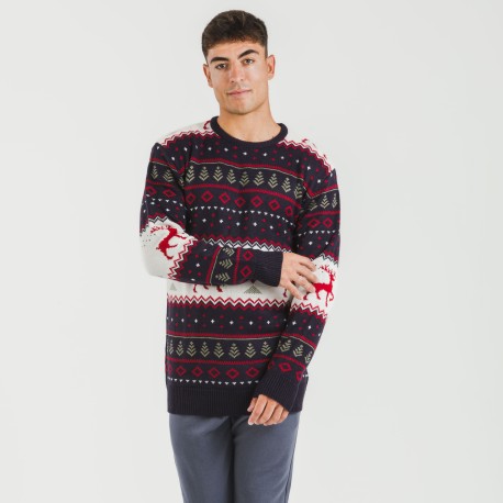 Jersey hombre Kiriko azul marino