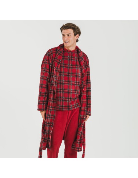 Bata coral hombre Nicolas rojo Bata coral hombre Nicolas rojo