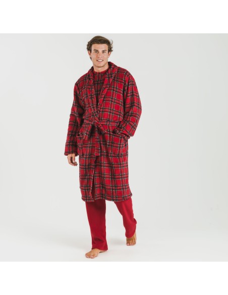 Bata coral hombre Nicolas rojo Bata coral hombre Nicolas rojo