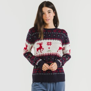 Jersey mujer Kiriko azul marino