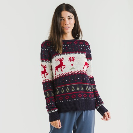 Jersey mujer Kiriko azul marino