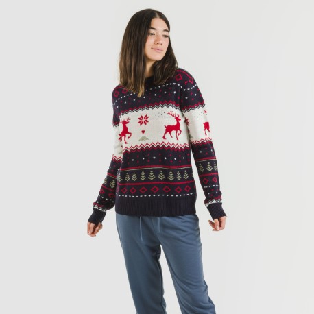 Jersey mujer Kiriko azul marino