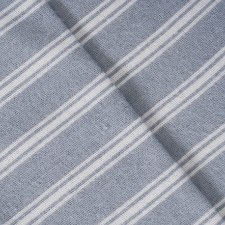 Juego de sábanas franela Raya Marsella indigo