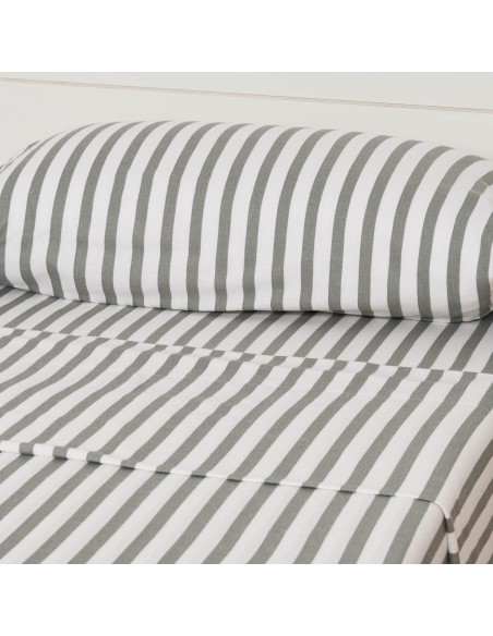 Juego de sábanas franela Raya Aviles verde caceria Juego de sábanas franela Raya Aviles verde caceria