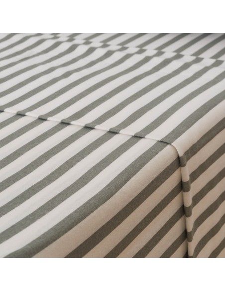 Juego de sábanas franela Raya Aviles verde caceria Juego de sábanas franela Raya Aviles verde caceria