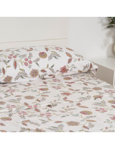 Juego de sábanas franela Rosaura Juego de sábanas franela Rosaura