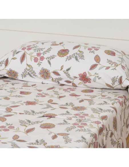 Juego de sábanas franela Rosaura Juego de sábanas franela Rosaura