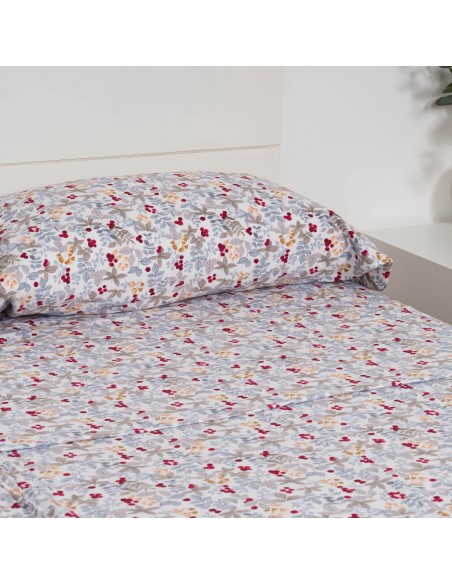 Juego de sábanas franela Viena indigo Juego de sábanas franela Viena indigo