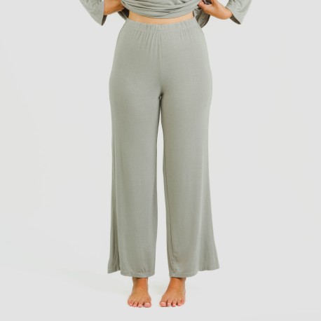 Pijama largo viscosa mujer
