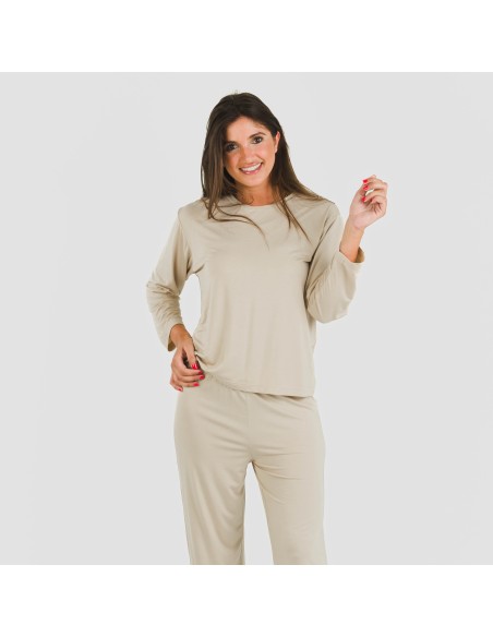Pijama largo viscosa mujer Pijama largo viscosa mujer