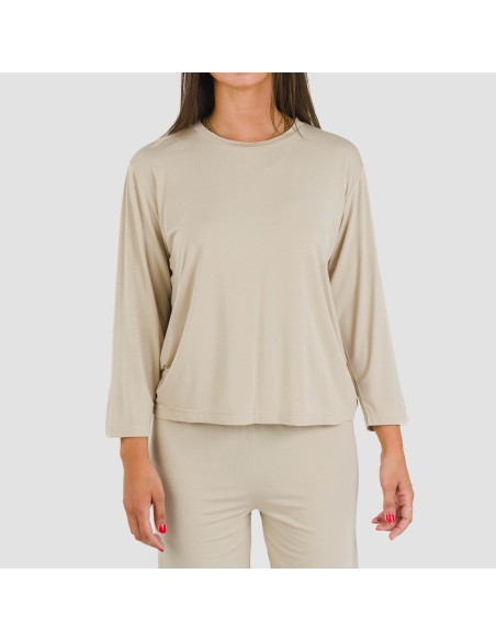 Pijama largo viscosa mujer Pijama largo viscosa mujer