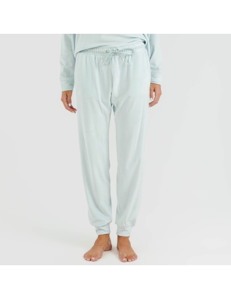Pijama largo Velvet liso