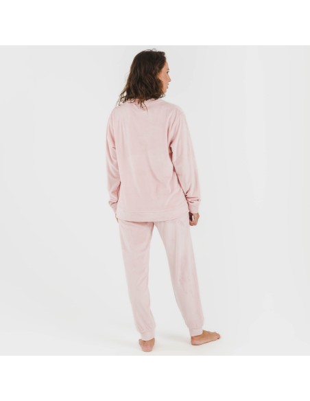 Pijama largo Velvet liso Pijama largo Velvet liso