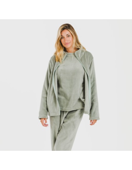 Sudadera terciopelo lisa Sudadera terciopelo lisa