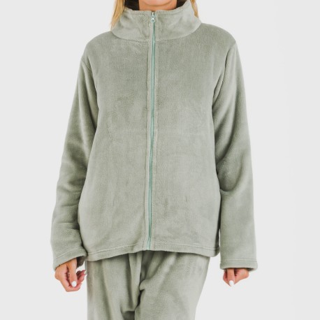 Sudadera terciopelo lisa