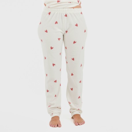 Pijama polar Fanny rosa