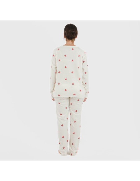 Pijama polar Fanny rosa Pijama polar Fanny rosa