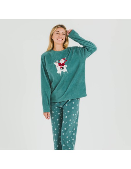 Pijama polar Elf verde frances Pijama polar Elf verde frances