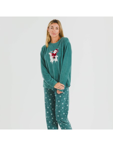 Pijama polar Elf verde frances Pijama polar Elf verde frances