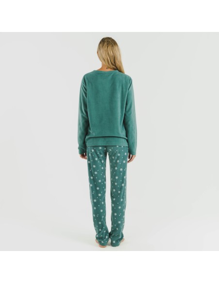 Pijama polar Elf verde frances Pijama polar Elf verde frances