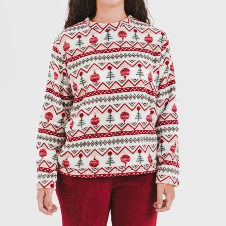 Pijama coral Joshie burdeos