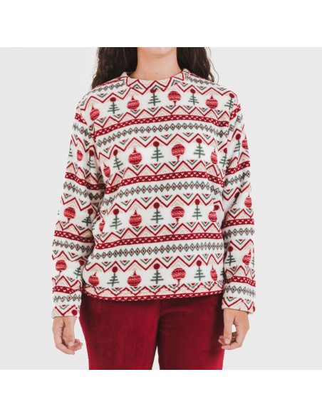 Pijama coral Joshie burdeos Pijama coral Joshie burdeos