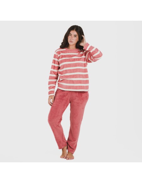 Pijama coral Raya fresa Pijama coral Raya fresa