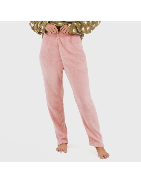 Pijama coral Estelle rosa Pijama coral Estelle rosa