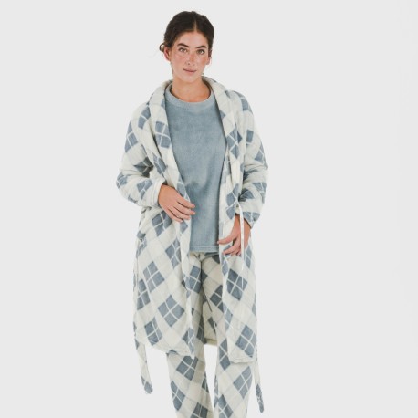 Bata coral Cuadro Guima indigo